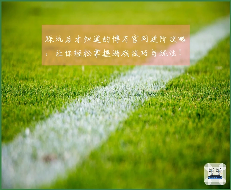踩坑后才知道的博万官网进阶攻略，让你轻松掌握游戏技巧与玩法！